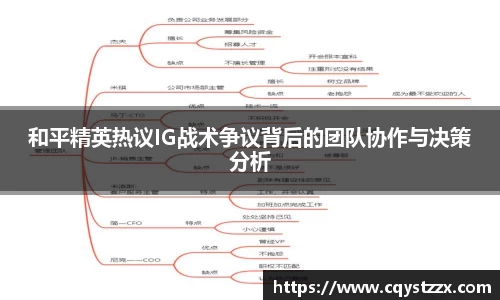 和平精英热议IG战术争议背后的团队协作与决策分析