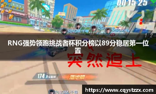 RNG强势领跑挑战者杯积分榜以89分稳居第一位置